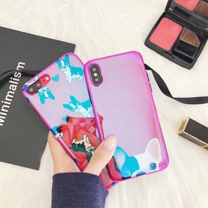 Cool bulldog Blue <span class=keywords><strong>ray</strong></span> claro teléfono suave funda para iPhone x 8 8 más 7 7 más 6 S - Product Image 1