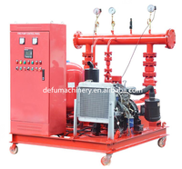 Pompe à incendie à haute pression en fonte ductile à moteur diesel DEFU EHF, eau propre, source d'alimentation personnalisée, prix d'usine ODM