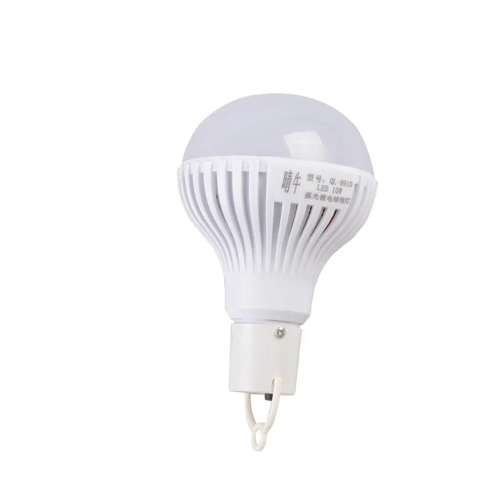 High power 10W bulb outdoor camping adventure portable LED bulb home emergency rechargeable bulb