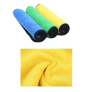 1000 GSM Araba Mercan Polar Temizlik Bezi Mikrofiber Havlu stok 800 gsm