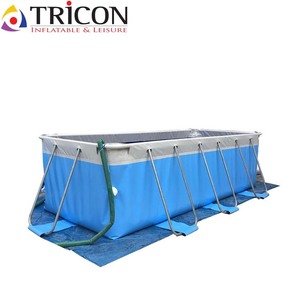 Mỹ Phổ Biến Nhất Bán Chạy Nhất Trên Mặt Đất Khung Thép Gia Đình Inflatable Hồ Bơi - Product Image 4