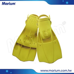 Snorkeling Equipment With 3 Channels Long Blade Rubber Diving Fins - Product Image 1