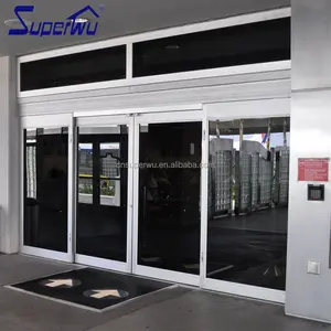 Automatic Sliding Glass Door Airport Used Automatic Aluminum Glass Door Sensor SLIDING DOORS Partition Doors Commercial Finished