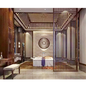 Modernes design Laser geschnitten partition screen panel <span class=keywords><strong>restaurant</strong></span> metall raumteiler - Product Image 4