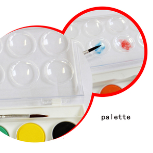 NO TÓXICO transparente 36 color sólido acuarela pintura set de bosquejo DIY acuarela pintura en polvo al por mayor - Product Image 3
