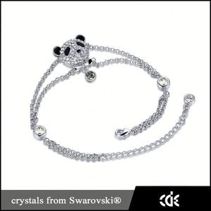Hot vente mode bijoux en acier inoxydable de Panda Bracelet Charms - Product Image 1