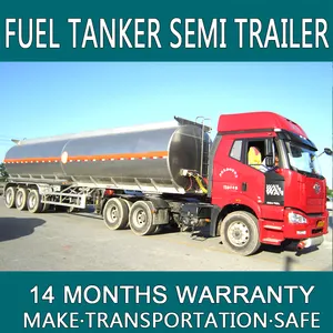 Fuel tanker voor koop in de filippijnen Diesel Benzine Transport Gemaakt Van Aluminium Met 40000 Liter Drie Assen H10