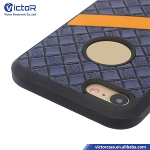 Compra <span class=keywords><strong>de</strong></span> China <span class=keywords><strong>Plaid</strong></span> lines TPU caja del teléfono etiqueta <span class=keywords><strong>de</strong></span> cuero con personalizable diseño para iPhone 7 - Product Image 4