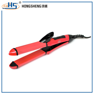 Lisseur électrique 2 en 1, <span class=keywords><strong>bon</strong></span> marché, multifonctionnel, bigoudi de bonne qualité - Product Image 4