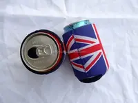 折りたたみ式ビール缶クーラーホルダー愛国心が強いUSA旗のテーマ