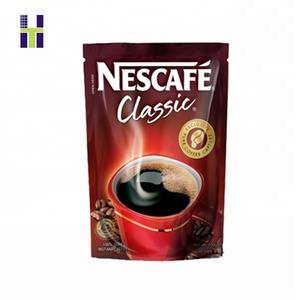 Wholesale Custom Printed Disposable Food Grade Plastic Instant Drink Powder Coffee Matcha Tea Sachet Bags with Tear Notch