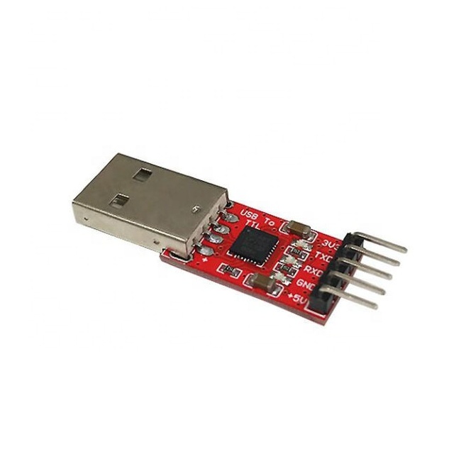 Taidacent Optocoupler Full Isolation UART STC Downloader Cp2102 IC USB to Serial Converter Cable Serial Port to USB Adapter