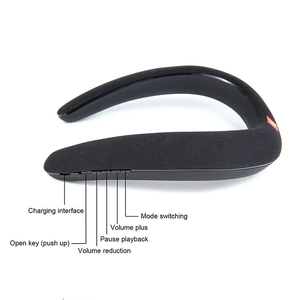 Date de Bonne Qualité Bluetooth Sans Fil U Forme Cou Haut-Parleur Casque Tour de cou - Product Image 5