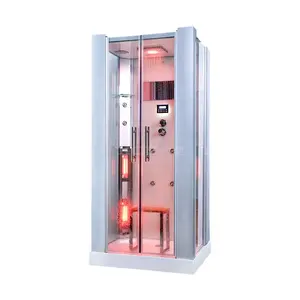 K021 Multifunktion ale Dampfs auna Großhandel Infrarot Sauna Dusche Kombination Sauna Duschraum für 1 Person