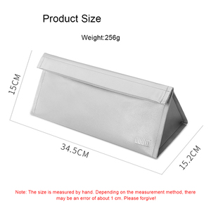 BUBM cuir PU étui de transport pour <span class=keywords><strong>Dyson</strong></span> <span class=keywords><strong>cheveux</strong></span> dispositif de curling Portable stockage de voyage avec fermeture à glissière sacs à usage spécial étuis - Product Image 5