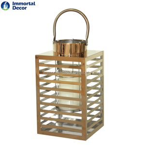 Quà Tặng & Trang Trí Đèn Lồng Lớn Màu Trắng Đèn Lồng Nến Thủy Tinh Ngà - Product Image 3