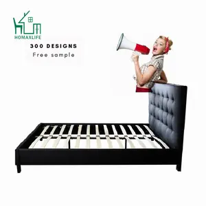 무료 샘플 퀸 디자인 침실 세트 가구 퀸 사이즈 침대 홈 더블 침대