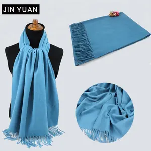 navy blue inner mongolian pure cashmere scarf winter women warm tassel cashmere scarves shawl