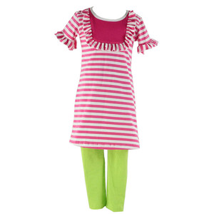 Nuevos productos de camisa de legging temporada de fútbol chica traje venta al por mayor ropa de los niños - Product Image 3