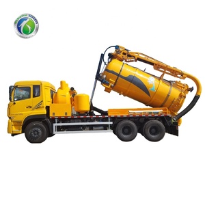 10, 000L Dongfeng Vuoto di Aspirazione Delle Acque Reflue Petroliera Camion di Aspirazione Delle Acque Reflue per Fanghi di Depurazione - Product Image 3
