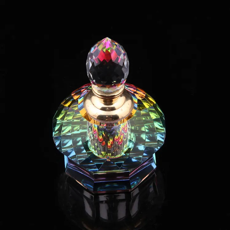 Botella de perfume de cristal OEM k9 de color personalizable