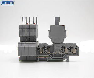 6.3A 250V दीन रेल घुड़सवार के साथ फ्यूज टर्मिनल ब्लॉक, disconnector टर्मिनल ब्लॉक - Product Image 6