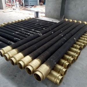 Tuyau en caoutchouc <span class=keywords><strong>flexible</strong></span> pour pompe à béton DN125 DN150 noir enveloppé / Tuyau à ciment / Tuyau en caoutchouc pour gunite - Product Image 6