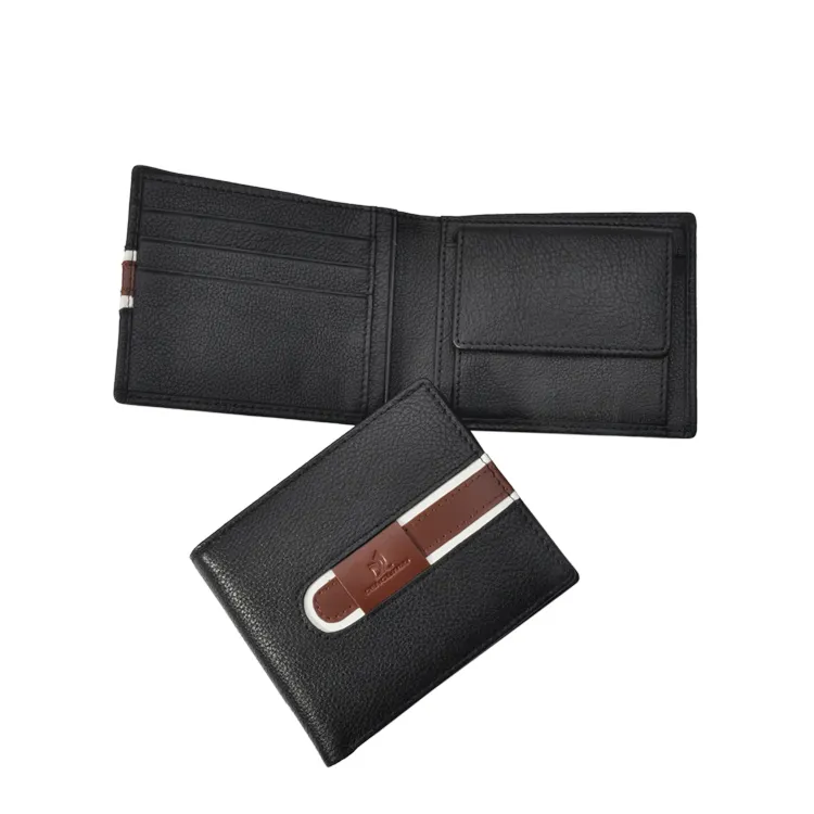 First class real italian leather wallet with coin wallet
