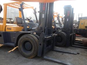 ดีและราคาถูกใช้10ตันรถยก TCM FD100ดีเซลยกสำหรับขาย - Product Image 3