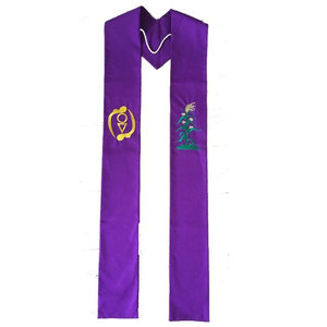 Espíritu Santo clero rojo coro bata estolas de eversible del coro estolas - Product Image 4