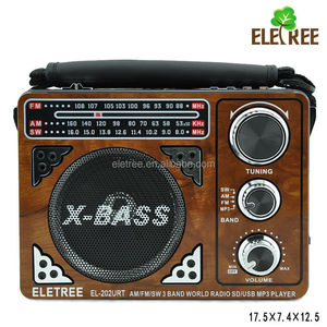 XB-202URT Waxiba XB USB Có Thể Sạc Lại AM FM Đài Phát Thanh Thế Giới <span class=keywords><strong>Receiver</strong></span> EL-202URT - Product Image 2