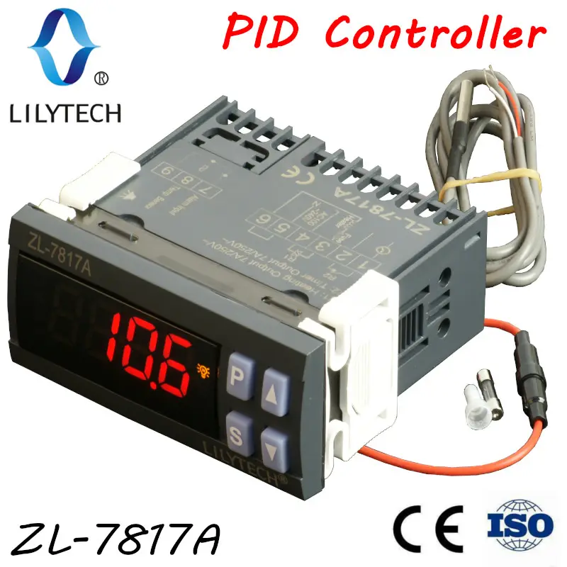 ZL-7817A, PID temperature controller, PID thermostat, 100-240Vac power supply, CE, ISO, Lilytech