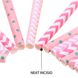 YiWu al por mayor biodegradable polka dot pajitas de papel - Product Image 2