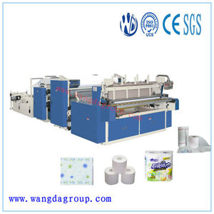 Tự Động Giấy Vệ Sinh Và Nhà Bếp Khăn Làm Máy Với Thiết Bị Dập Nổi Và Máy In Dây Chuyền Sản Xuất Giấy Chứng Nhận CE. Nhà Bếp - Product Image 3
