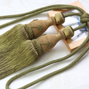 2023 thiết kế đẹp màu nâu rèm bằng gỗ tua - Product Image 5