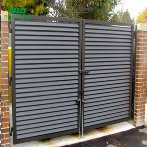 Nhà Nhôm Hàng Rào Louver Cổng Thiết Kế Với Hệ Thống Tự Động - Product Image 2