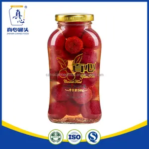 Đóng Hộp Loại Thực Phẩm Đóng Hộp Trung Quốc Màu Đỏ Dâu Tây/Bayberries Trong Xi-rô