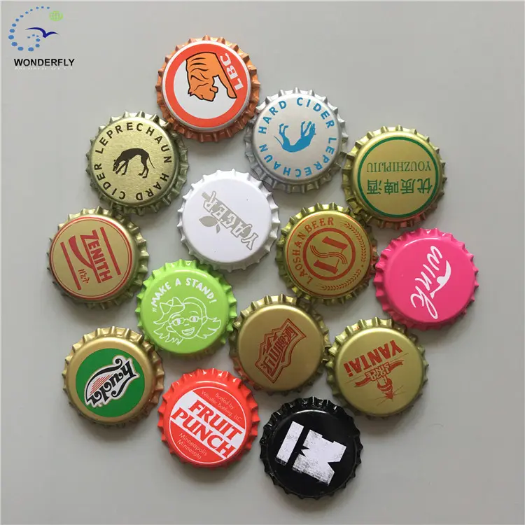 Printed Logo 26mm beer bottle crown caps/water bottle caps