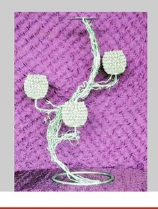 Candelabro de cristal de bola de cristal plateado de 3 niveles hecho a mano para el hogar, Hotel, Spa, boda, iglesia, decoraciones para festivales - Product Image 3