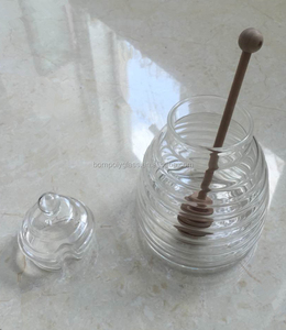Tái Sử Dụng Cho Mật Ong Borosilicate Glass <span class=keywords><strong>Bee</strong></span> Shaped <span class=keywords><strong>Honey</strong></span> Jar - Product Image 2
