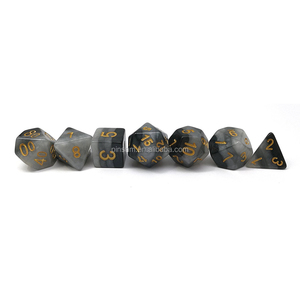 Thiết Kế Mới <span class=keywords><strong>Acrylic</strong></span> <span class=keywords><strong>Dice</strong></span> Set Đen Nickel Chẩn Đoán <span class=keywords><strong>Dice</strong></span> Cho Hội Đồng Quản Trị Trò Chơi - Product Image 3