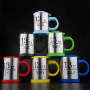 Automático al por mayor de 400 ML Productos WEONE Uno Mismo Que Revuelve la Taza de Acero Inoxidable de Doble Pared - Product Image 2