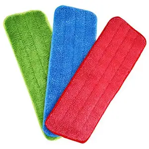 Flat Surface Cleaning Microfiber Mop Pad