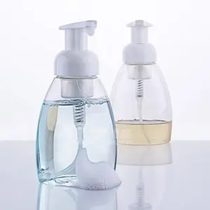 2023 Hot Cheap Wholesale Kitchen bagno ricco di schiuma Dispenser di sapone liquido per le mani in plastica con bottiglia a testa di pompa personalizzata