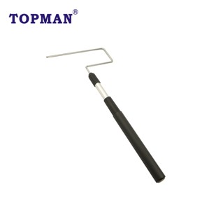 Vigía al por mayor economical9 pulgadas pintura pared cepillo de fibra de vidrio cepillo de rodillo con extensión <span class=keywords><strong>palo</strong></span> marco - Product Image 6