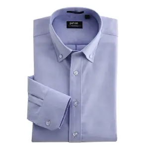 코튼 패션 남성 셔츠, 맞춤형 남성 드레스 셔츠, 중국의 의류 공장