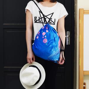 Essential Travel Bag pack Drawstring Traveling Bunched Pouch Bags - Product Image 6