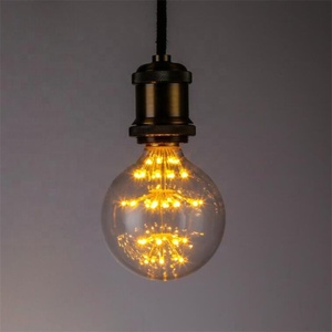 <span class=keywords><strong>Ampoule</strong></span> LED Edison en verre, luminaire décoratif d'intérieur, lumière étoilée <span class=keywords><strong>G30</strong></span> G95 - Product Image 2