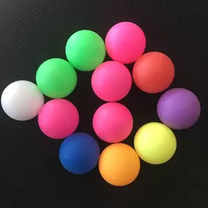 Balle de ping-pong en plastique, décoration colorée bon marché, personnalisée avec votre propre Logo, jouet de Ping-pong coloré