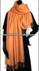 Nueva moda estilo europeo Color sólido Pashmina bufanda invierno gasa chal logotipo personalizado bufandas tradicionales chales para adultos - Product Image 3
